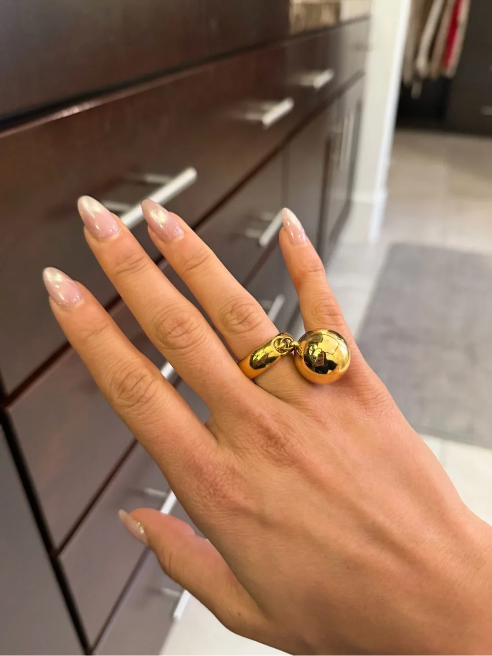 Jenny Bird Gold Lyra Ring
